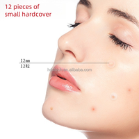 HDS en stock – Patchs hydrocolloïdes invisibles en forme d'étoile pour l'acné et les boutons, 51 unités avec huile pour le visage, compatibles végétaliens