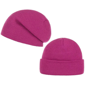 Classic Style Knit Cuff Short Beanie Skullcaps Vintage Beanie <b>Hats</b> Unisex - Product Image 5