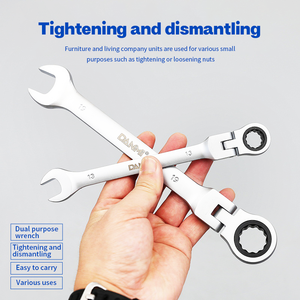 Danmi CR-V 7 cái/bộ Metric Ratchet Wrench <span class=keywords><strong>Key</strong></span> Set Linh Hoạt Đầu Cờ Lê Cho Sửa Chữa Cơ Bản Và Nói Chung Ứng Dụng Thiết Lập Công Cụ - Product Image 5