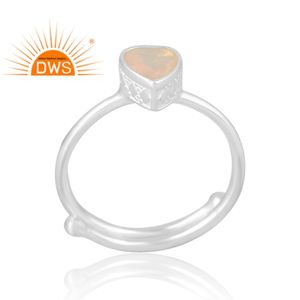 Best Selling 925 Sterling <b>Silver</b> Natural Ethiopian <b>Opal</b> Gemstone <b>Ring</b> Custom Jewelry Manufacturer - Product Image 1
