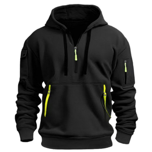 Latest Style Acid Washed Long Sleeve Oversized <b>Zip</b> <b>up</b> Men's Hoodies Hooded <b>Jacket</b> for Men - Product Image 4