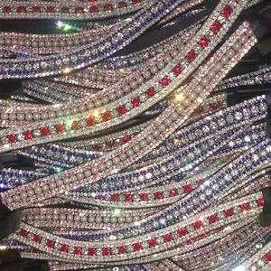 EQUINE-brocha de cuero de alta calidad, con cinco filas de cristales ostentosos, tres filas de cristales ostentosos - Product Image 2