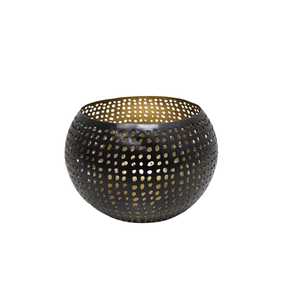 Porte-bougie de décoration de Noël en fer couleur laiton moderne pour la maison décoratif fait à la main personnalisé - Product Image 1