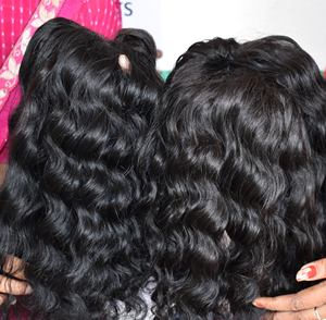 Venta al por mayor Virgen proveedor máquina doble trama ondulado Remy paquetes sin procesar extensiones de cabello humano indio - Product Image 3