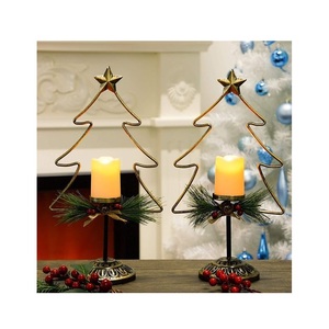 Portavelas modernos minimalistas de metal para velas de té, velas cónicas y velas de pilar, ideales para la decoración del hogar, la oficina y el dormitorio. - Product Image 2