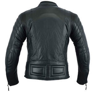 Veste en cuir de vachette tendance pour hommes, vente en gros bon marché, veste en cuir pur haute couture pour hommes, respirante - Product Image 3
