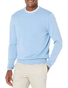 Custom Men's Pullover <b>Crewneck</b> <b>Sweater</b> Thin Casual Cotton Winter Anti-Shrink 100% Anti-Wrinkle Breathable - Product Image 3