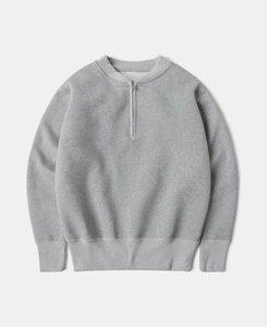 Sudadera con capucha de manga larga atlética cálida informal para hombre, sudadera de lana con media cremallera y logotipo personalizado, ropa de calle de algodón 100% al por mayor - Product Image 1