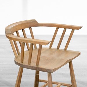 Chaise moderne, élégante et écologique en bois massif pour la maison, le bureau, la salle à manger, le salon et la salle de bain. - Product Image 3