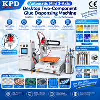 Mini Masaüstü Otomatik 3 Eksenli Çift Bileşenli Tutkal Dağıtım ve Dolum Makinesi (LED Aydınlatma, Otomotiv Elektroniği ve PCB için)