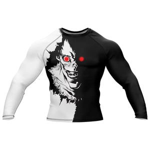 Custom Sublimation Printed Quick Dry Men Rash Guard in Custom Logo MMA Training Rash Guard Grappling Jiu Jitsu BJJ Rashguard - Product Image 1