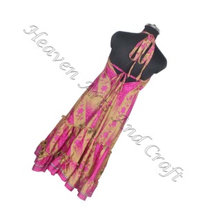 เดรสแม็กซี่แขนกุดโบฮีเมียนพรีเมี่ยมสไตล์วินเทจหรูหราสำหรับผู้หญิงชุดปาร์ตี้สุดชิคสไตล์โบฮีเมียน - Product Image 6