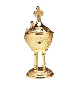 Colección de verano, quemador de incienso niquelado de latón, incensario religioso, Altar para suministros de Iglesia, adoración de oración ritual espiritual - Product Image 5