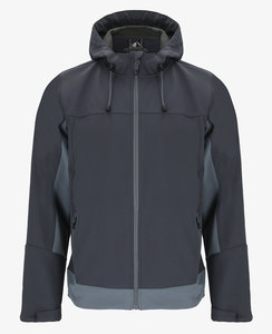 Veste d'extérieur personnalisée Softshell imperméable et respirante à col montant veste de sport d'automne pour hommes High Street écologique - Product Image 2