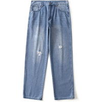 Speedy Industry Hommes Baggy Jeans Hip Hop Coupe Ample Vintage Denim Pantalon Danse Skater Skateboard Pantalon Jambe Droite Jeans