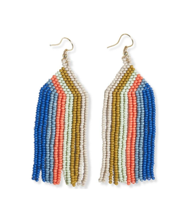 Nouveau Design perles de rocaille broderie boucles d'oreilles pur à la main perles boucles d'oreilles Top qualité perlée broderie boucles d'oreilles - Product Image 5