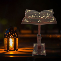 Support de lecture du Coran en bois de haute qualité avec incrustation MOP, design islamique, fait main, provenant de grossistes vietnamiens