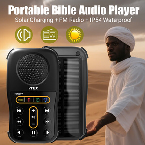Ricarica solare Christian bibbia Audio Player portatile Mini <span class=keywords><strong>Mp3</strong></span> 1500MAH IP54 Waterproof Swahili linguaggio Audio lettore bibbia - Product Image 4