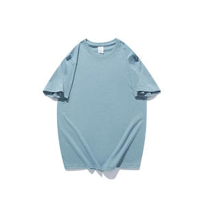 Wholesale Customizable Heavy Cotton <b>Tshirt</b> Quick Dry 320g Plus Size Sports Logo Printing Tee Breathable Blank <b>Tshirts</b> <b>Cheap</b> - Product Image 5