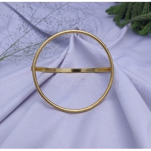 Handmade Classic Unisex Cuff Bracelets Gold Plated Brass <b>Bangles</b> Elegant Jewelry - Product Image 1