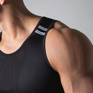 Débardeur Homme OEM Uni en Tissu Extensible Doux – Vêtement Décontracté de Fitness, Gilet de Sport Performant Anti-Humidité, Haut d'Entraînement Sans Manches - Product Image 6