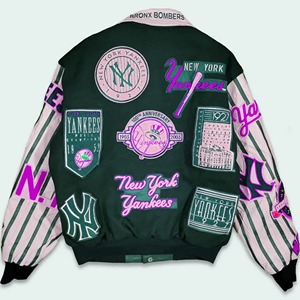 2025 haute qualité personnalisé hommes Vintage F1 Racing Bomber veste avec Design brodé moto Streetwear OEM ODM - Product Image 6
