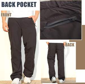 Chaqueta cortavientos de golf con capucha para hombre, impermeable, ligera, a prueba de viento, ecológica, para senderismo, ciclismo, correr, acampar - Product Image 4