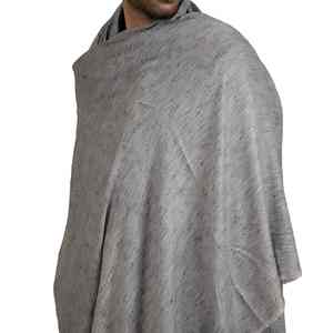 Men's Elegant <b>Wool</b> <b>Shawl</b> Solid Soft Warm Breathable Winter Traditional Wrap for Office Casual Wear - Product Image 5