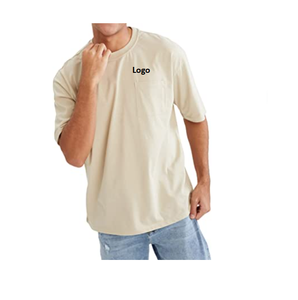 Camisetas de algodón 2023 con hombros al descubierto para hombre, camisas con estampado de logotipo o diseño OEM ODM, fabricación de camisas, novedad de 100% - Product Image 2