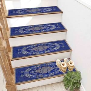 Stair Step Rug, Blue Rug, Gray Rug, Oushak Rugs, Muted Rugs, Modern Rug - Product Image 1