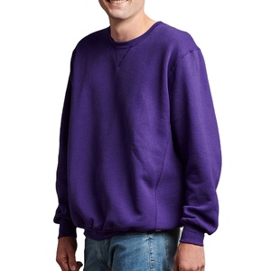 Sweats à la mode de qualité supérieure pour hommes et vêtements décontractés Sweat-shirt de couleur unie à coupe confortable - Product Image 2