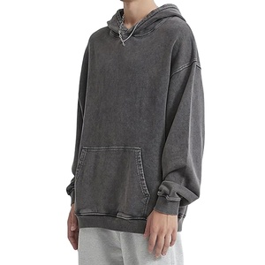 Sudadera con Capucha Extra Grande Personalizada de 400, 420, 450 GSM, Tejido Sólido, 100% Algodón, para Hombre, Estilo Urbano, con Forro Polar Bordado - Product Image 1