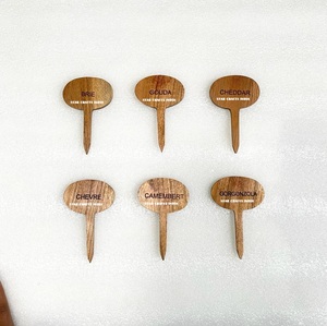 Affordable Cheese Marker Cheese Food Tag Christmas Gift Idea Slate <b>Chalk</b> Markers with Gunny Bag, Cheese Name Tags, Labels Food - Product Image 1