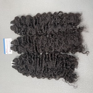 Oferta de Extensiones de Cabello Rizado Birmano Natural en Trama, Cabello Rizado Birmano en Paquetes - Product Image 3