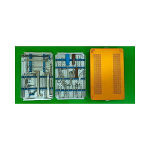 Ensemble d'instruments orthopédiques pour grands fragments, étui graphique, acier inoxydable, manuel, approuvé CE, TAIDOC INTERNATIONAL TI-BR-004421-741 - Product Image 1