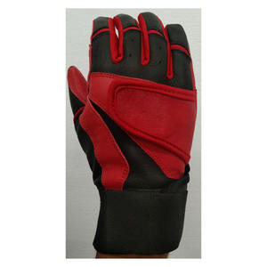 Guantes de Bateo de Béisbol de Cuero Personalizados Profesionales, Ligeros, Transpirables, con Cierre de Velcro Ambidiestro, Soporte para Muñeca, OEM - Product Image 4