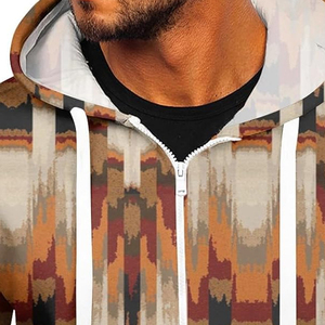 Últimos diseños Hombres Sublimación Sudaderas con capucha Logotipo personalizado Transpirable Cómodo Super Calidad Sublimación Sudaderas con antiarrugas - Product Image 5