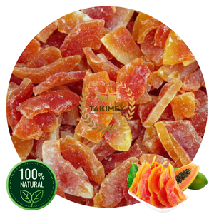 100% Natural Organic Freeze Dried (FD) Sweet Syrup Preserved Dried Soft <b>Papaya</b> Snack for Health Made in Vietnam Ready Export - Product Image 1