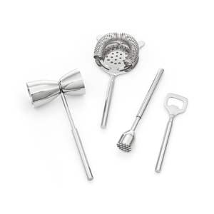 Juego Completo de Herramientas de Barra de Metal, Kit de Preparación de Cócteles Todo en Uno para Principiantes y Profesionales que Aprenden a Mezclar - Product Image 3