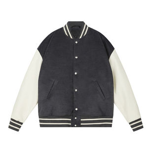 Haute qualité velours corps peau de vache manches hommes femmes Varsity vestes sport CollegeBaseballjacket pour menDDP expédition - Product Image 2