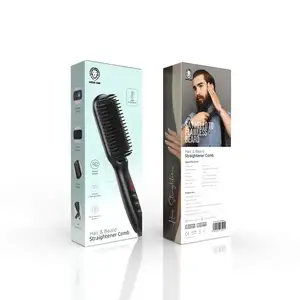 Green Lion Straightening Comb for Hair & Beard for Human Hair Extensions