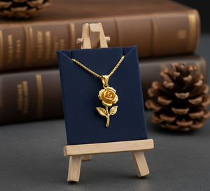 Collar de Cadena de Eslabones de Plata 925 con Baño de Rodio y Colgante de Lagarto de Rudra Gems, con Engaste de Bisel Chapado en Oro de 18K, Estilo Minimalista Unisex para Uso Diario - Product Image 2