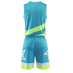 Uniforme de Baloncesto Sublimado Personalizado Profesional de Alta Calidad, 100% Poliéster, Talla Grande, Impreso, Transpirable, de Secado Rápido, con Logotipo del Equipo - Product Image 3