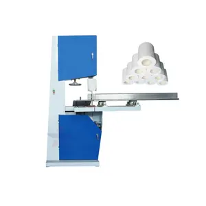 Semi Automatic Paper Band Saw Cutting Machine For Toilet Tissue