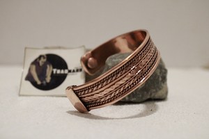 Wrist <b>Copper</b> Cuff <b>Bracelet</b> Metal Crafts Necklace Jewellery Antique Big Cuff <b>Bracelet</b> Pure <b>Copper</b> Cuff Ring - Product Image 2