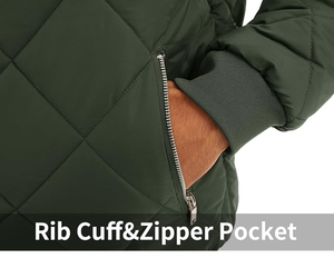 Veste de pilote de plein air pour hommes, vert olive, esprit, blouson de style unique et respirant de haute qualité, veste matelassée en satin de conception OEM - Product Image 4