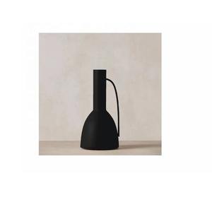 Fait à la main élégant noir mat fer Vase moderne métal Table Vase décoratif Table Vase élégant maison salon bureau décor - Product Image 4