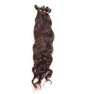 Extensiones de cabello humano Natural sin procesar, paquete de onda Natural, cutícula india, cabello virgen alineación, venta al por mayor - Product Image 2