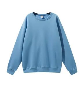 Sudadera de cuello redondo de peso pesado de algodón polar ODM con estilo de alta calidad para hombre, diseño personalizado al por mayor - Product Image 5