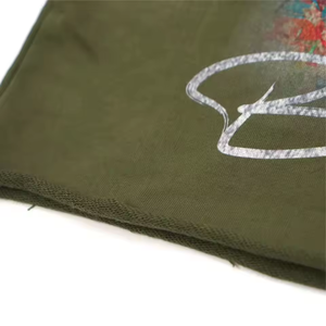 Fabrication sur mesure, lavage à l'acide, impression DTG, tissu en coton lourd, style vintage, streetwear, épaules tombantes, sans marque - Product Image 6